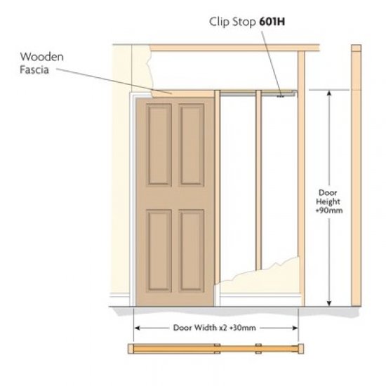 Henderson Pocket Door Kit For Single And BiParting Doors